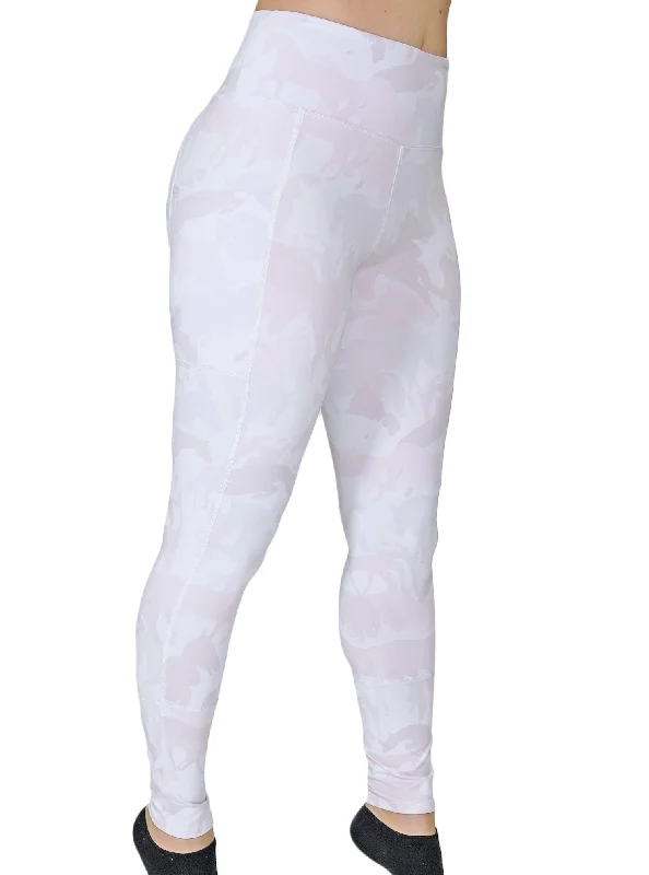 Elegant Temperament WELLINGTON PINK CAMO RIDING LEGGING