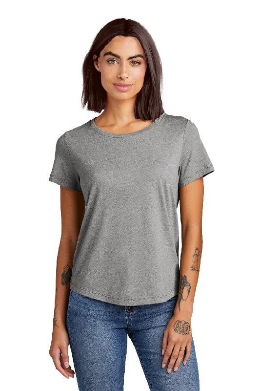 Energy Plan Allmade Womens Short Sleeve Scoop Neck T Shirt - Aluminum Grey