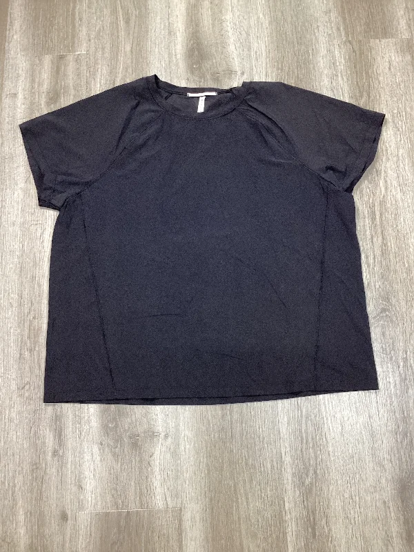 Simple And Comfortable Athletic Top Short Sleeve By Athleta In Black, Size: Xl