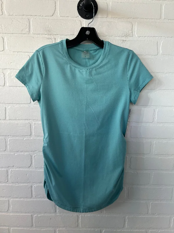 Sweet Girl Athletic Top Short Sleeve By Calia In Blue, Size: S