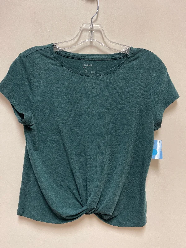 Effortless Elegance Athletic Top Short Sleeve By Gapfit In Green, Size: Xs