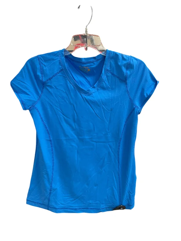 High-end Design Athletic Top Short Sleeve By Lilly Pulitzer In Blue, Size: S