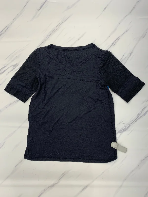 Chic Relaxation Athletic Top Short Sleeve By Lululemon In Black, Size: 6