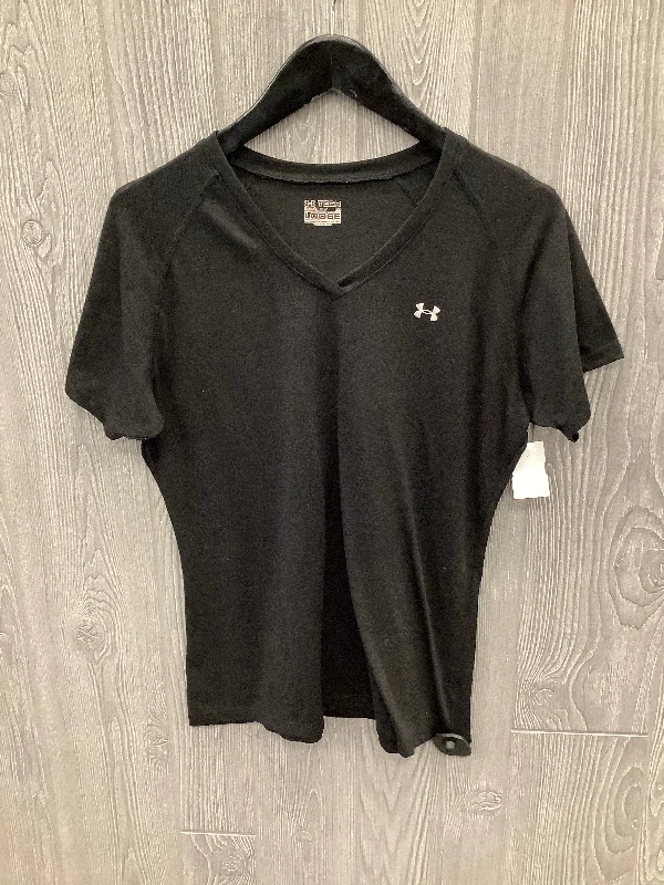 Soft Comfort Wear Athletic Top Short Sleeve By Nike In Black