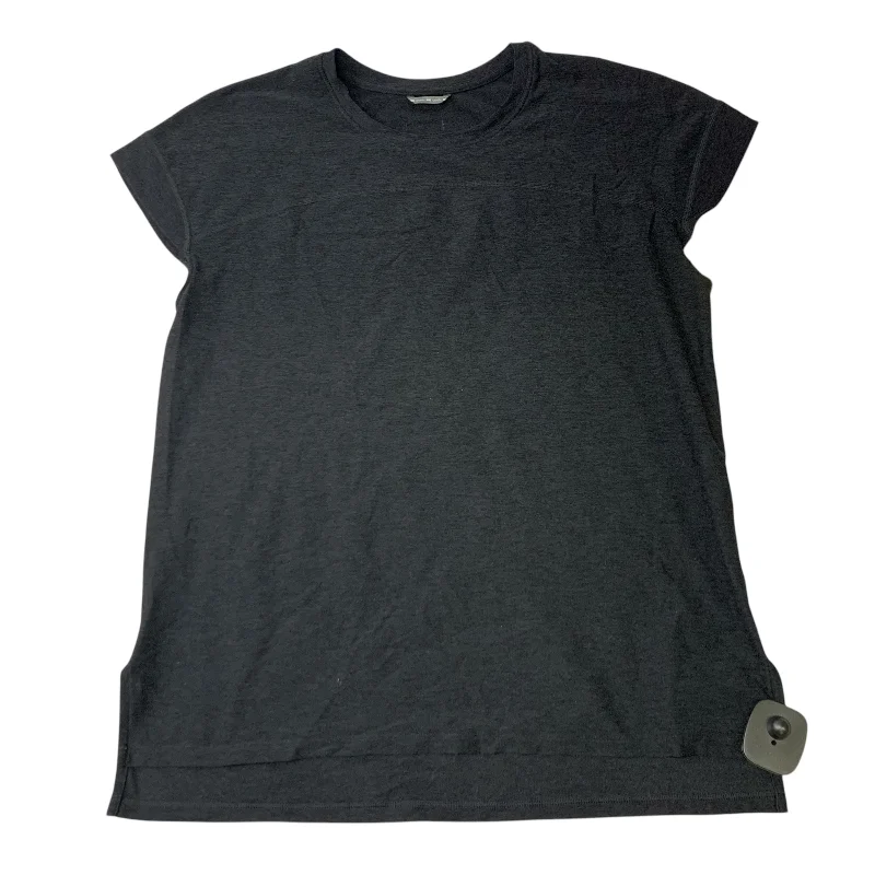 High-end Wear Athletic Top Short Sleeve By Oiselle In Black, Size: S