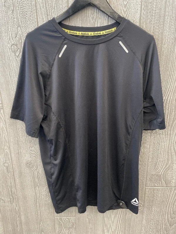 Classic Choice Athletic Top Short Sleeve By Reebok In Black, Size: L