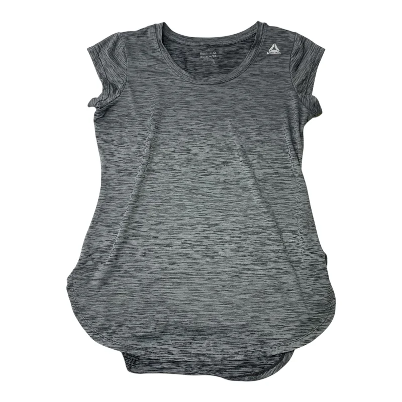 High-quality Styles Athletic Top Short Sleeve By Reebok In Grey, Size: Xs