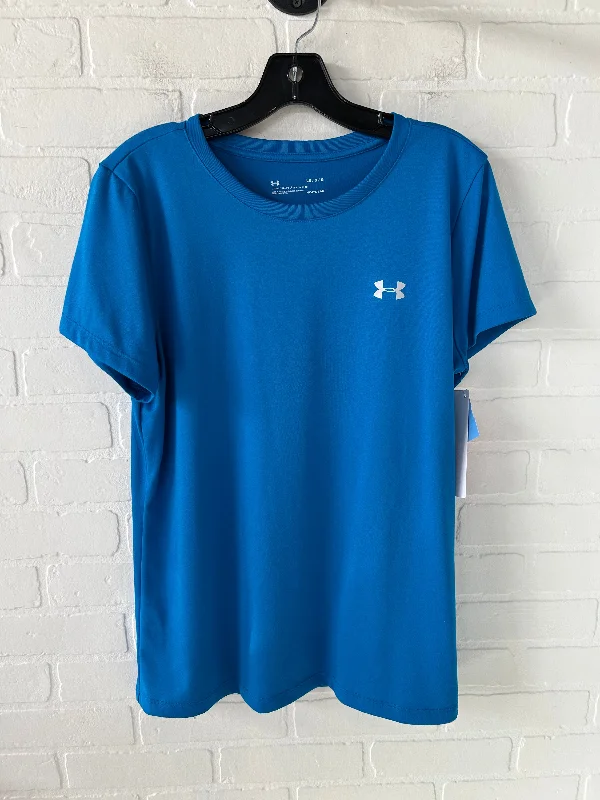 Everyday Outfits Athletic Top Short Sleeve By Under Armour In Blue, Size: L