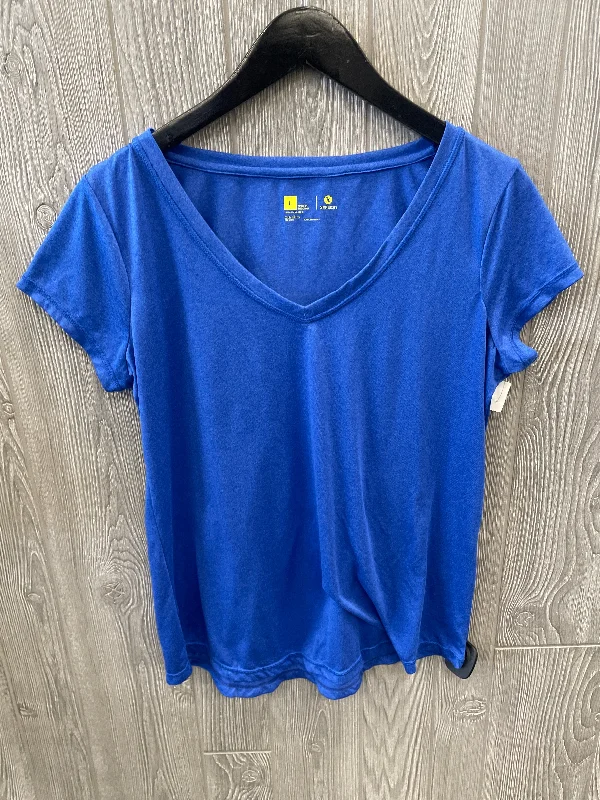 Personalized Series Athletic Top Short Sleeve By Xersion In Blue, Size: L