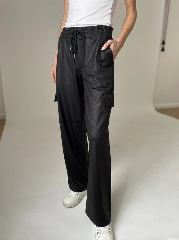 Personalized Wear Coated Wide Leg Pant