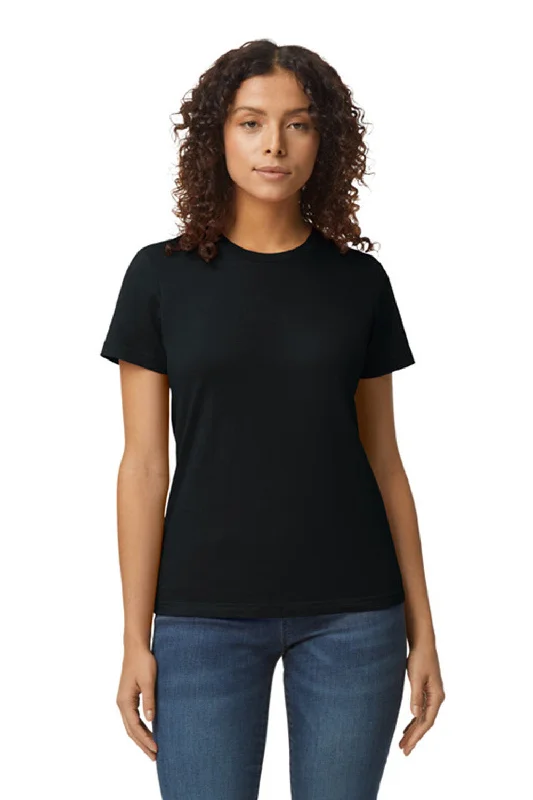 Soft Tops Gildan Womens Softstyle Short Sleeve Crewneck T-Shirt - Pitch Black
