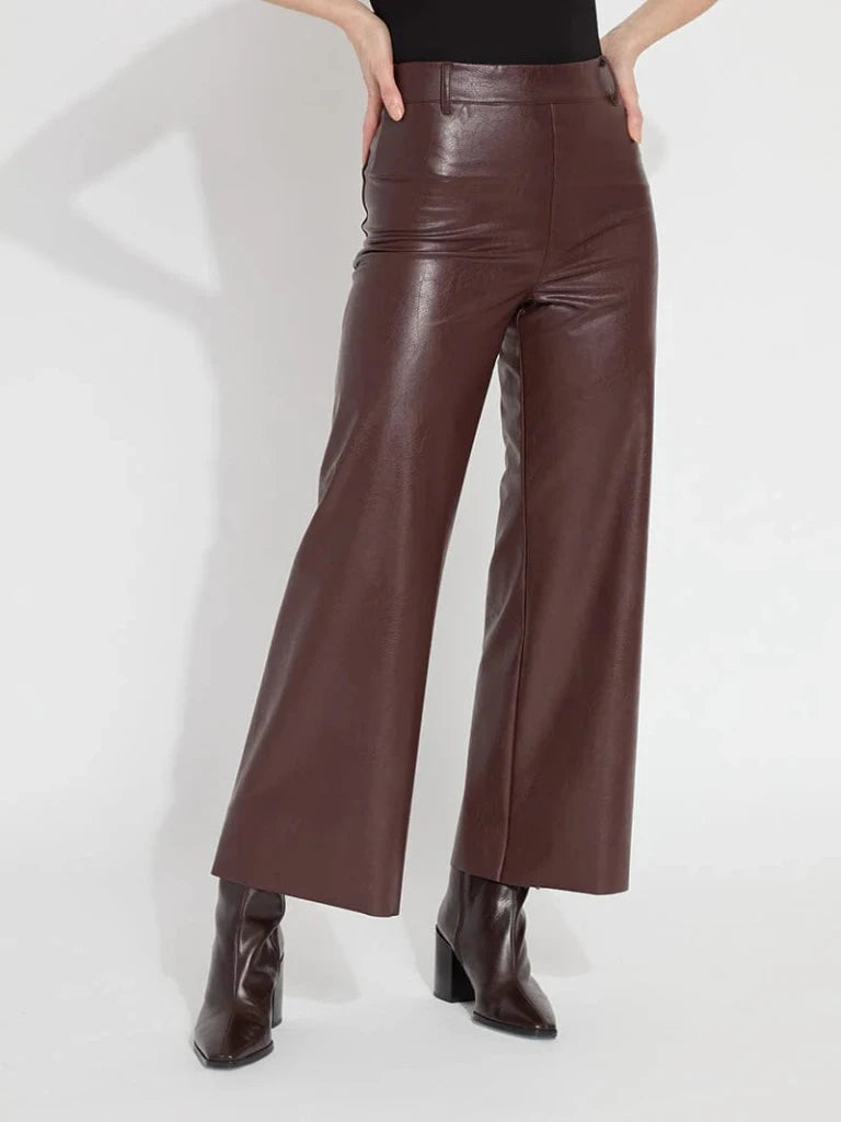 Single-shoulder Neck Design Lysse High Waist Vegan Wide Leg