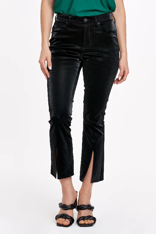 Timeless Comfort Jeanie Suede Flare Crop