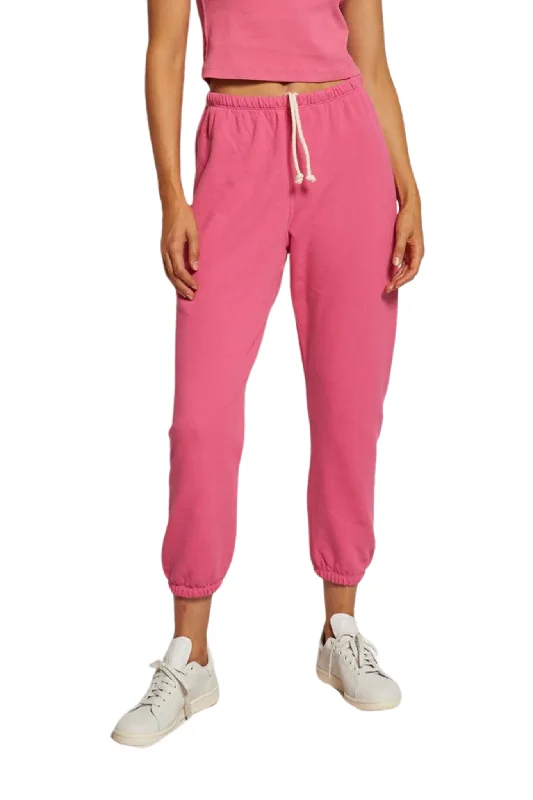 Fashion Selection Johnny Sweatpants in Peony