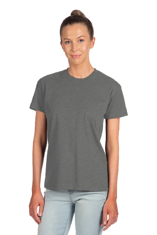 Fresh Wear Next Level Womens Relaxed CVC Short Sleeve Crewneck T-Shirt - Heather Dark Grey Fresh Wear Next Level Womens Relaxed CVC Short Sleeve Crewneck T-Shirt - Heather Dark Grey