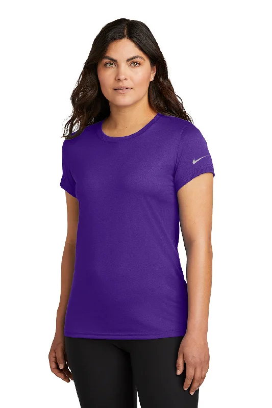 Warm Chic Outfits Nike Womens rLegend Dri-Fit Moisture Wicking Short Sleeve Crewneck T-Shirt - Court Purple Warm Chic Outfits Nike Womens rLegend Dri-Fit Moisture Wicking Short Sleeve Crewneck T-Shirt - Court Purple