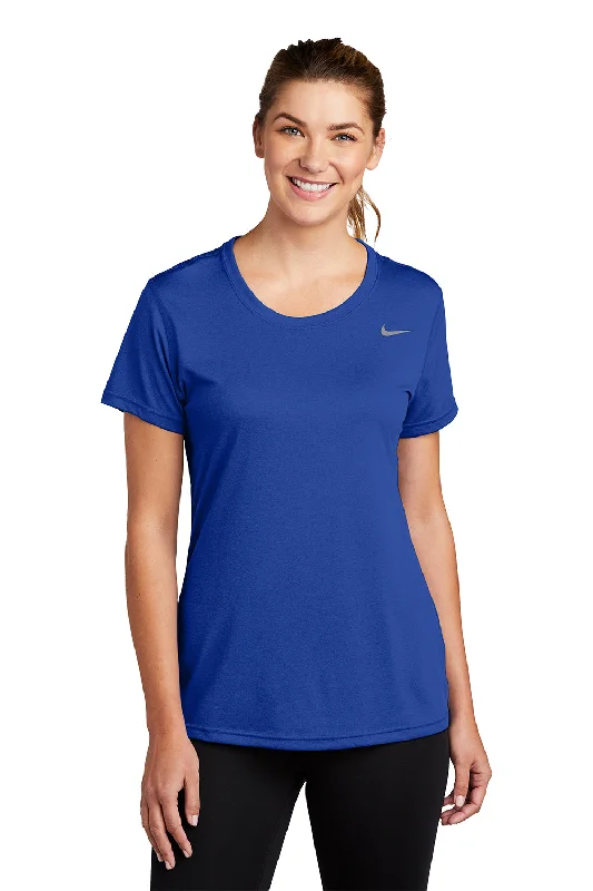 Elegant And Charming Nike Womens Team rLegend Dri-Fit Moisture Wicking Short Sleeve Crewneck T-Shirt - Game Royal Blue Elegant And Charming Nike Womens Team rLegend Dri-Fit Moisture Wicking Short Sleeve Crewneck T-Shirt - Game Royal Blue