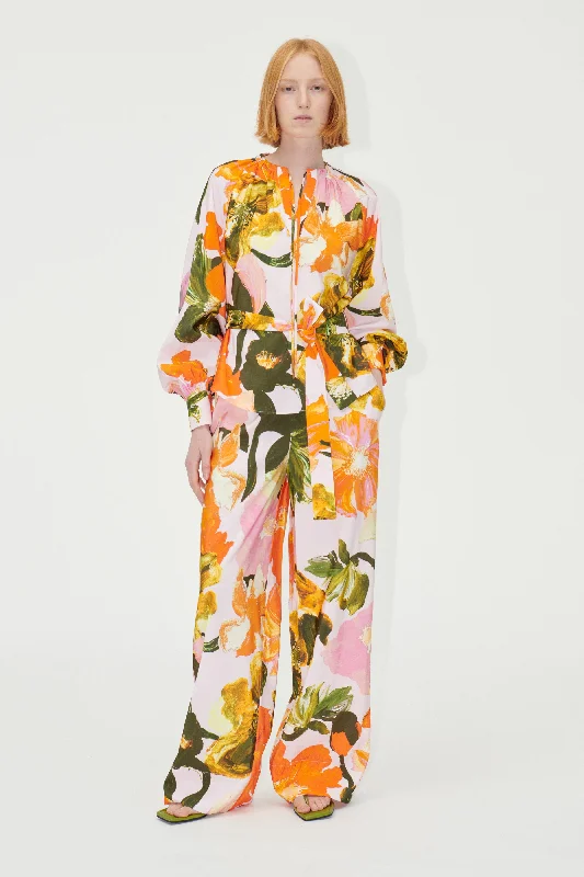 Street Fashion SGEmi Pants - Summer Day Poppies