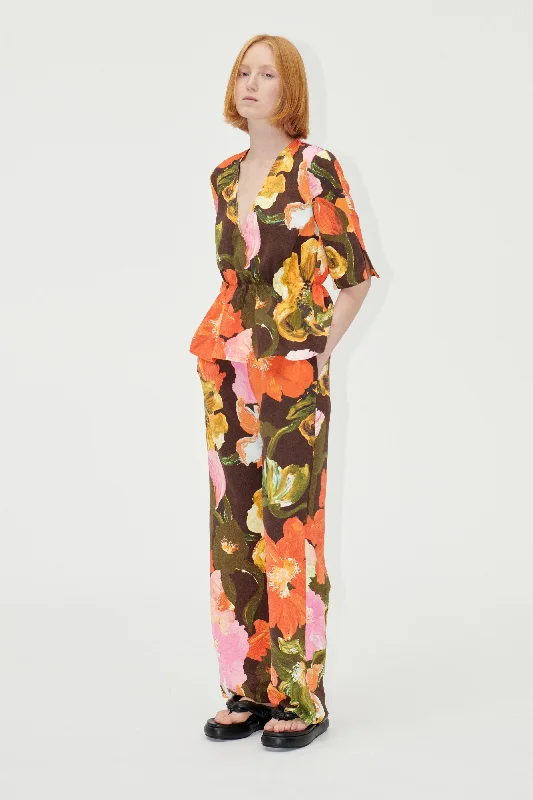 Relaxed Fits SGFatou Pants - Summer Night Poppies