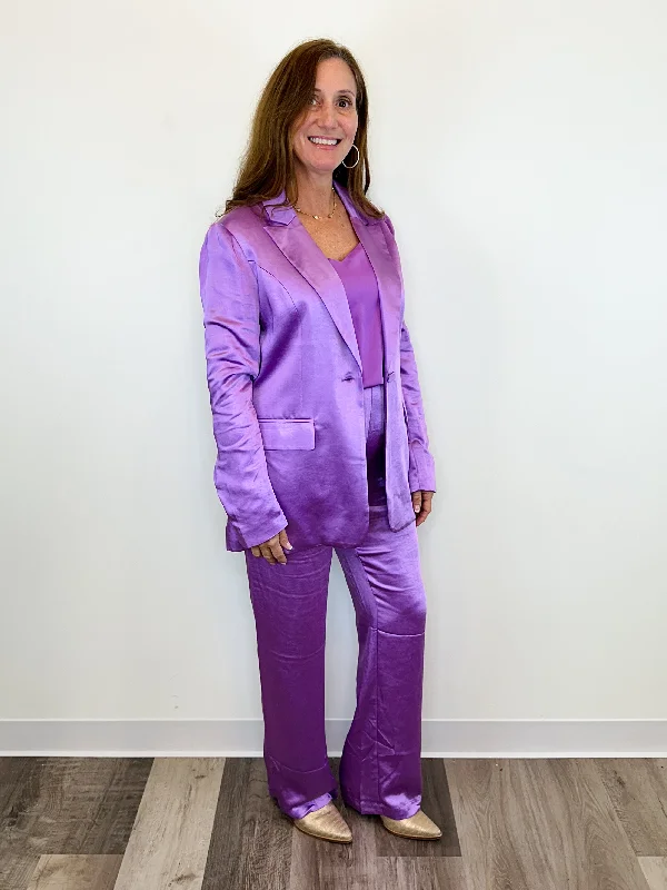 Leisure Travel She's All That Trousers - Purple