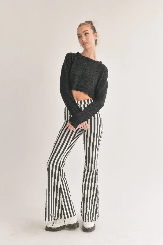 Trendy Wear Stripe Bootcut Pant