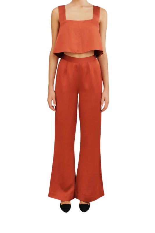 Celebrity Style Tia Trouser in Redwood