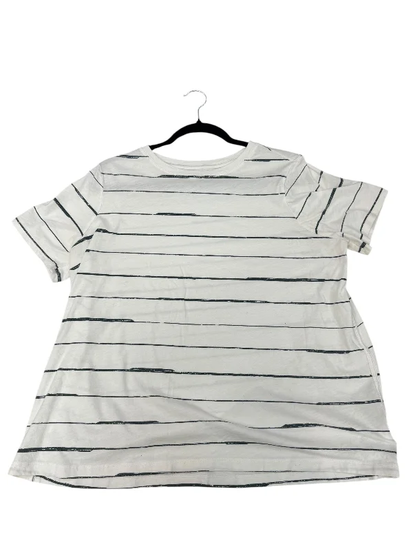 Design Trend Top Short Sleeve By Athleta In White, Size: 1x