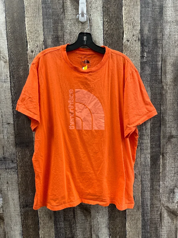 Free And Comfortable Top Short Sleeve By The North Face In Orange, Size: 2x