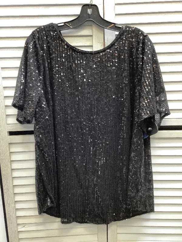 Celebrity Picks Top Short Sleeve By Torrid In Black, Size: 1x