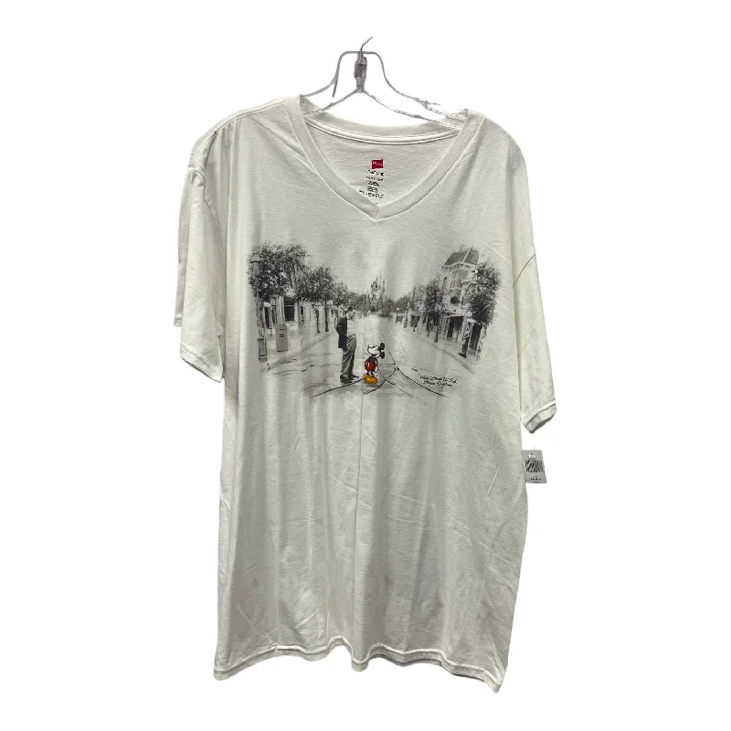 Classic Series Top Ss By Disney Store In White, Size:2X