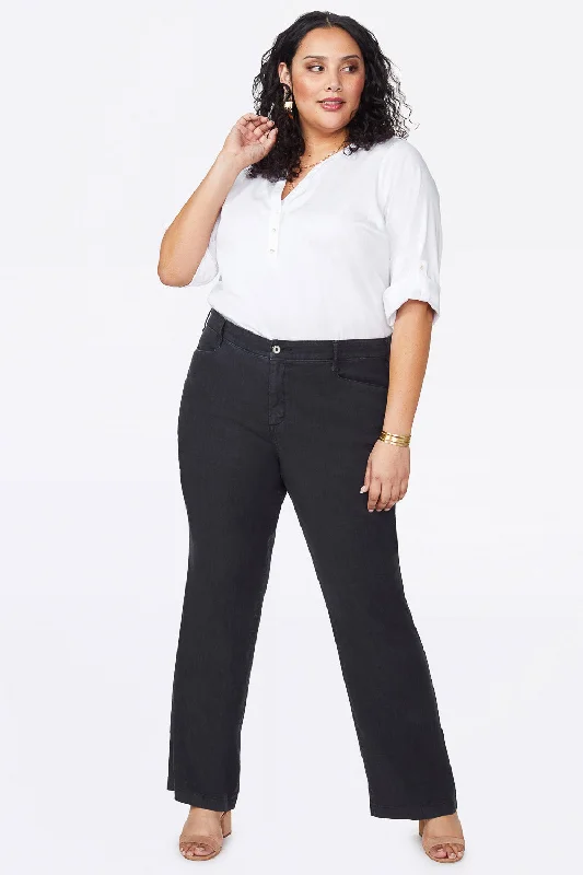 Classic Series Trouser Pants In Plus Size - Black