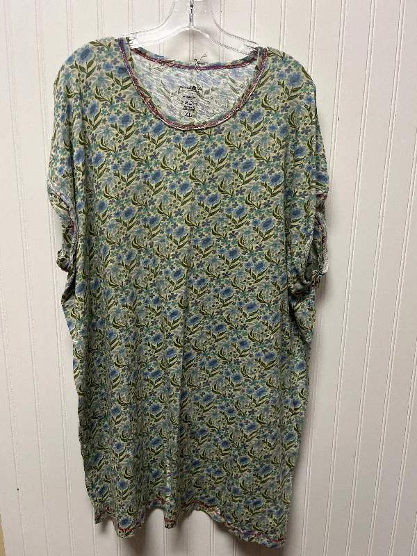 Tunic Short Sleeve By Natural Life In Green, Size: Xl