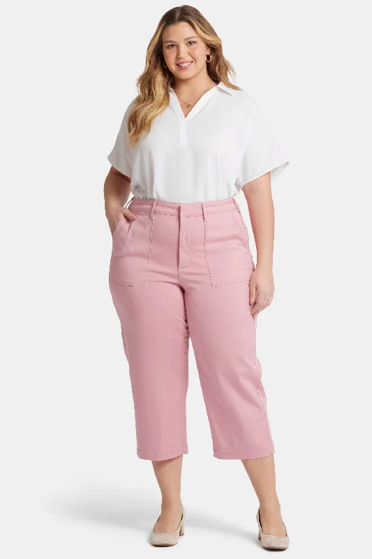 Energy Plan Utility Pants In Plus Size - Coquette
