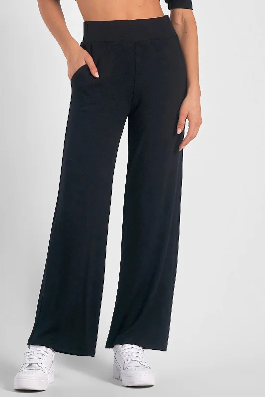 Cozy Outfit Wide Leg Elasticized Pant