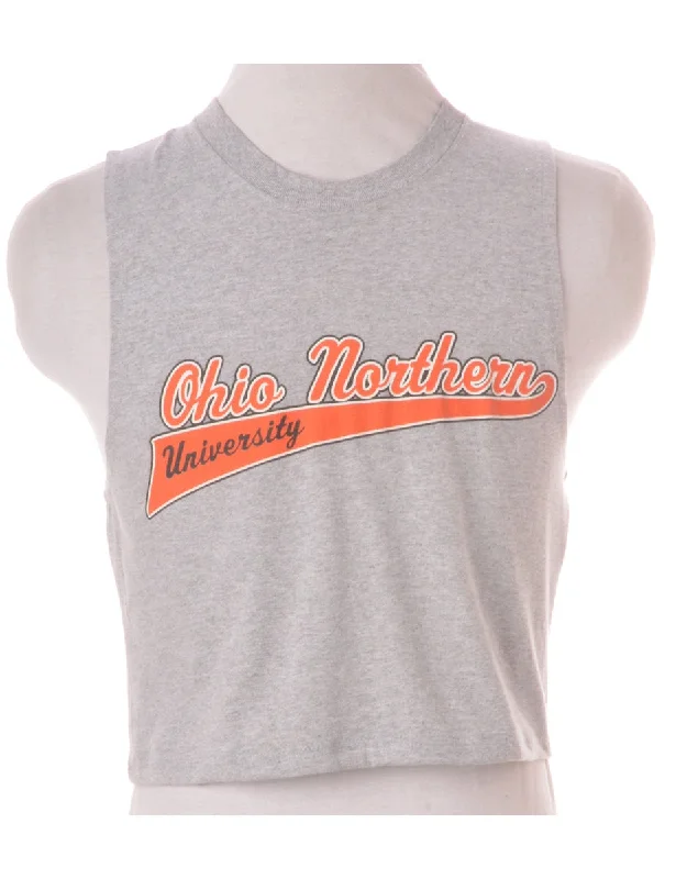 Cozy Sweaters Label Polly Cropped Sports T Vest