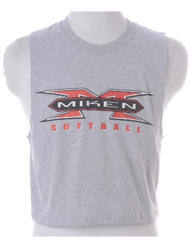 Elegant Dressing Label Polly Cropped Sports T Vest
