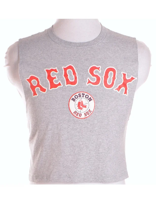 Easy Comfort Style Label Polly Cropped Sports T Vest