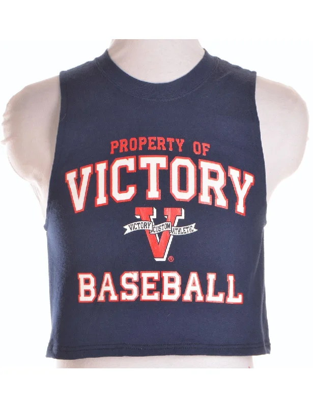 Warm Wear Label Polly Cropped Sports T Vest