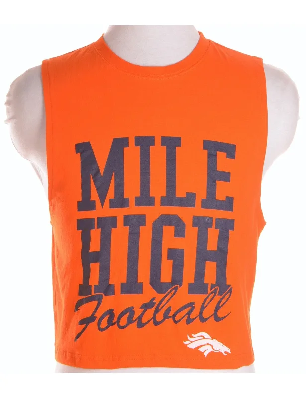 Smart Comfort Wear Label Polly Cropped Sports T Vest
