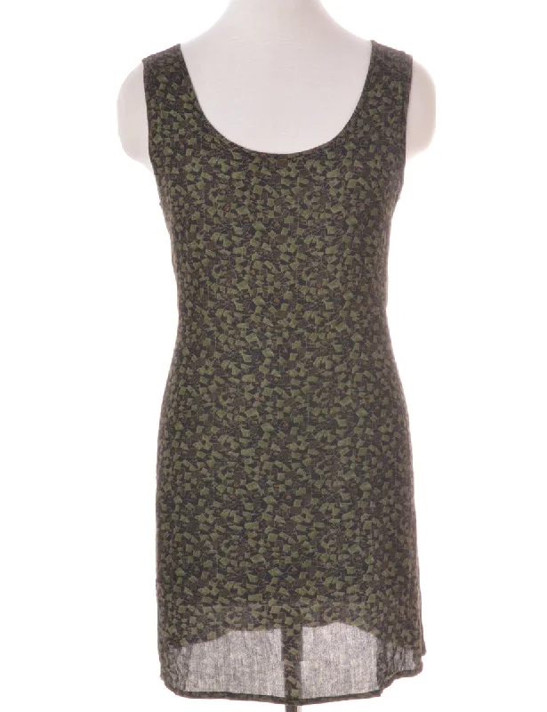Fashion Must-have Label Patterned Short Dress