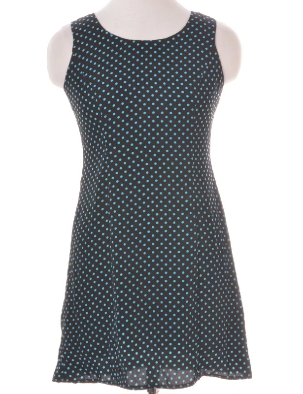 High Street Fashion Label Polka Dot Short Dress