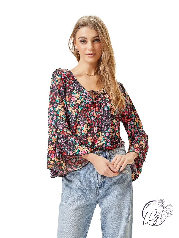 Soft Clothing Petal Pout Top by Dear Scarlett
