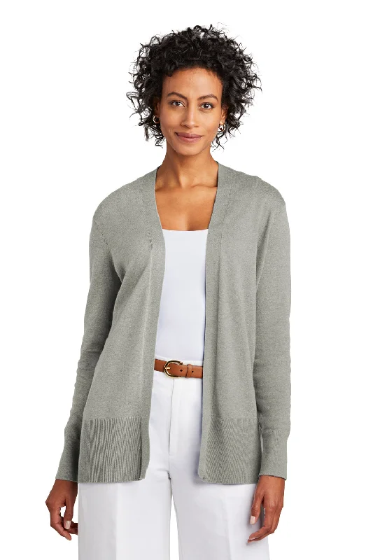 Everyday Outfits Brooks Brothers Womens Long Sleeve Cardigan Sweater - Heather Light Shadow Grey Everyday Outfits Brooks Brothers Womens Long Sleeve Cardigan Sweater - Heather Light Shadow Grey