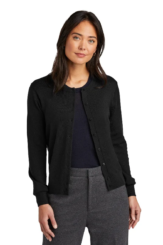 Summer Selection Brooks Brothers Womens Merino Long Sleeve Button Front Cardigan Sweater - Deep Black - New Summer Selection Brooks Brothers Womens Merino Long Sleeve Button Front Cardigan Sweater - Deep Black - New