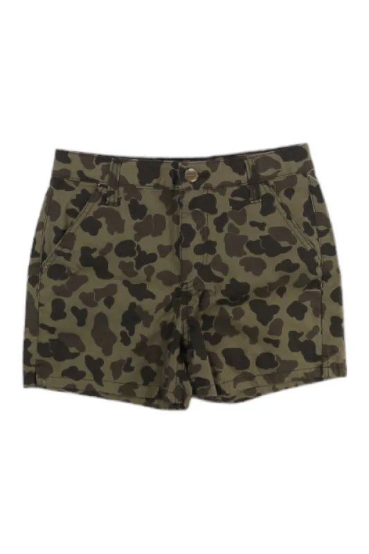 French Style Carhartt Girls' CG Camo Ripstop Short