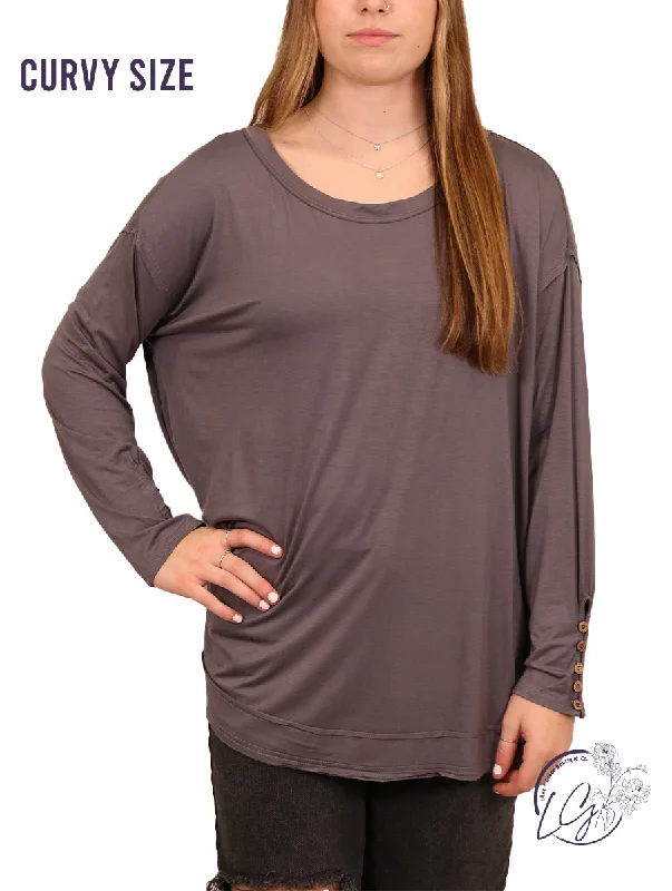 Street Fashion Curvy Classic Grace Boat Neck Top