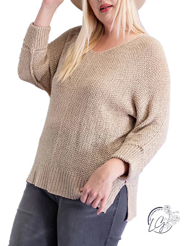 Comfortable Outfits Curvy More to Say Knit Sweater