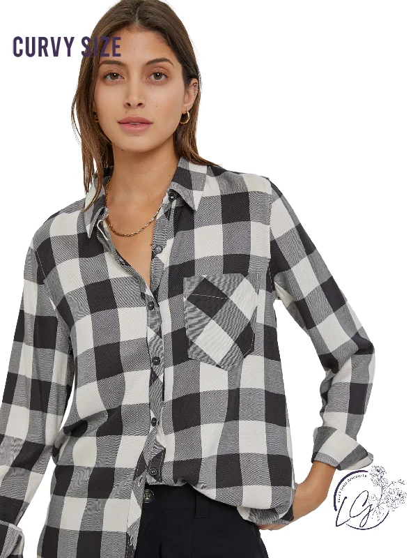 Timeless Style Curvy Timber Trail Flannel