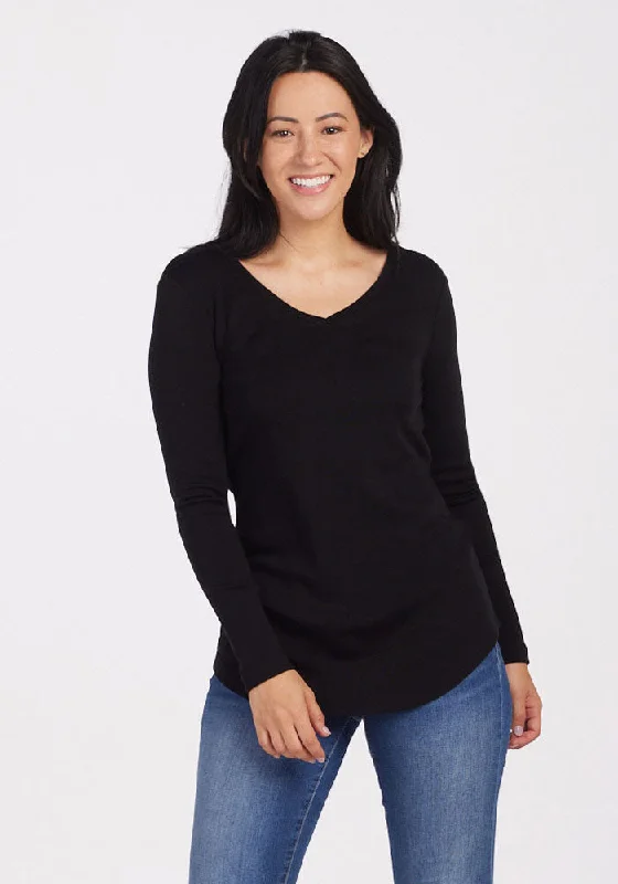 Comfort Fit Eva Tunic - Black