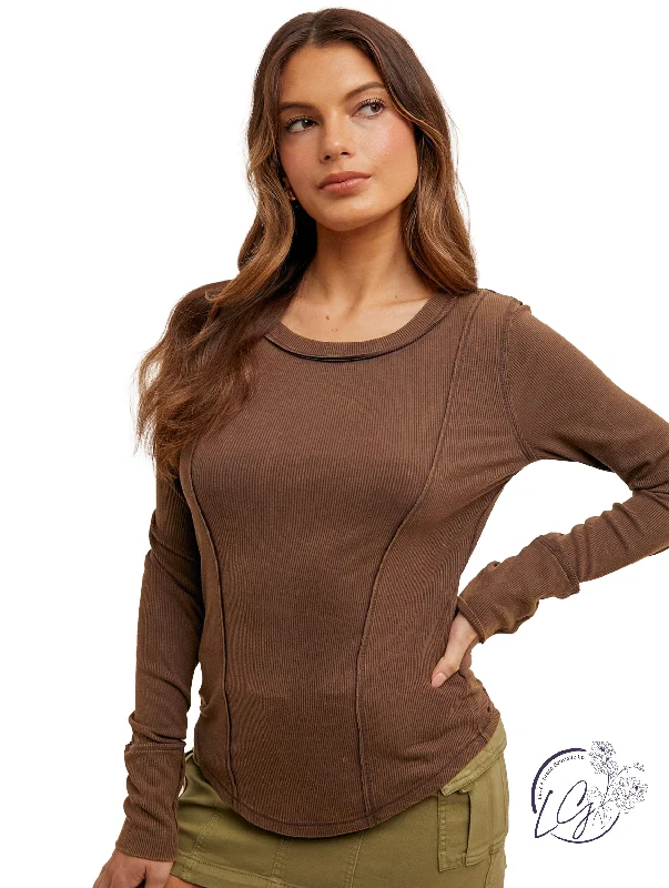 Comfortable Lounge Wear Hues of Love Henley Top